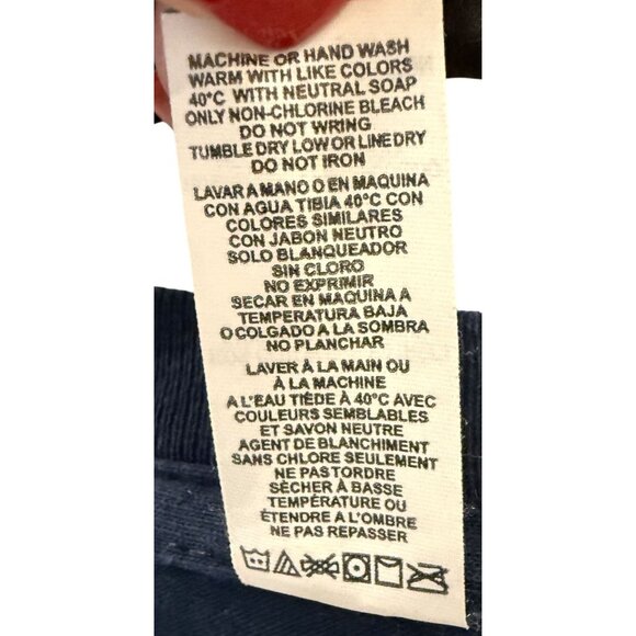 Wooden Spoon Survivor Navy Blue Long Sleeve Shirt XL 100% Cotton Mens - Picture 5 of 6